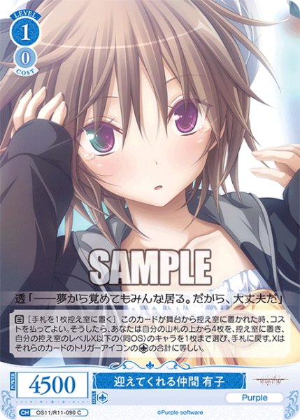 画像1: 迎えてくれる仲間 有子[WSR_OS11/R11-090C] (1)